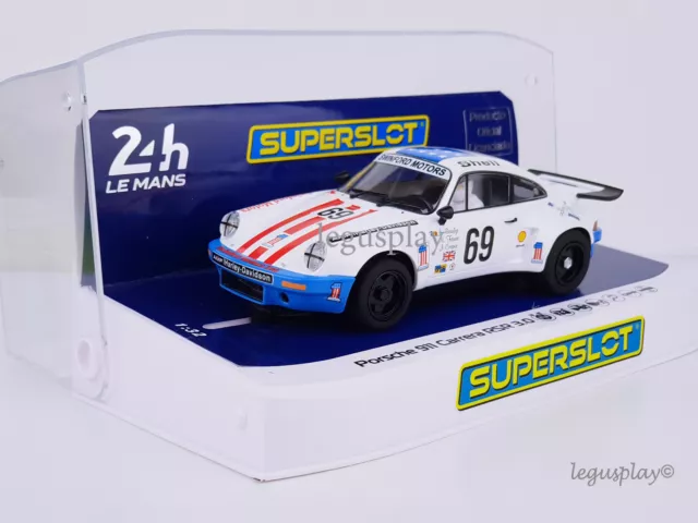 Slot car scalextric superslot H4351 Porsche 911 carrera Rsr 3.0 – 6th Mans 1975