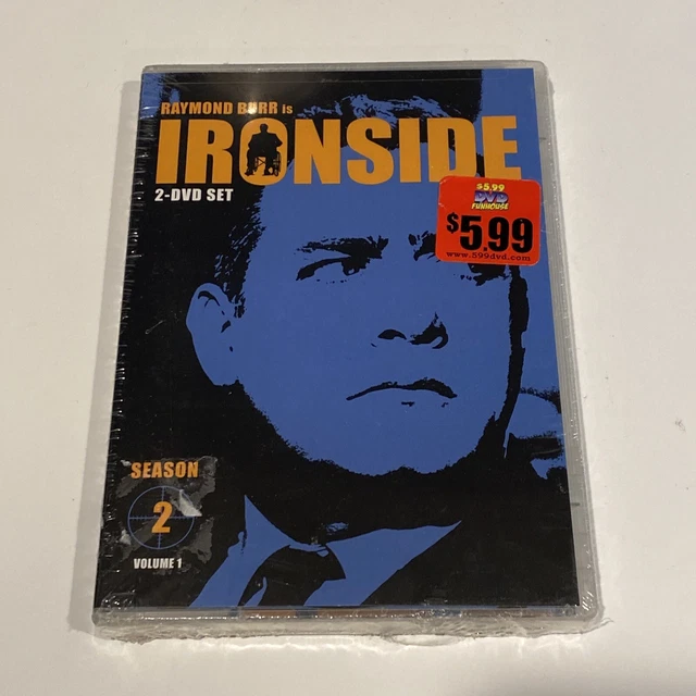 NEW DVD IRONSIDE Season 2, Vol. 1na,Raymond Burr (Cellophane Rip