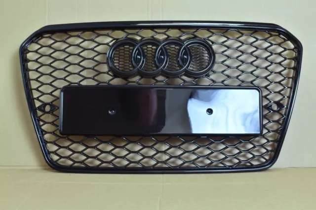 Rs5 Style Grill For Audi A5 S5 B8.5 Front Bumper Radiator Grill Grille 13 - 15