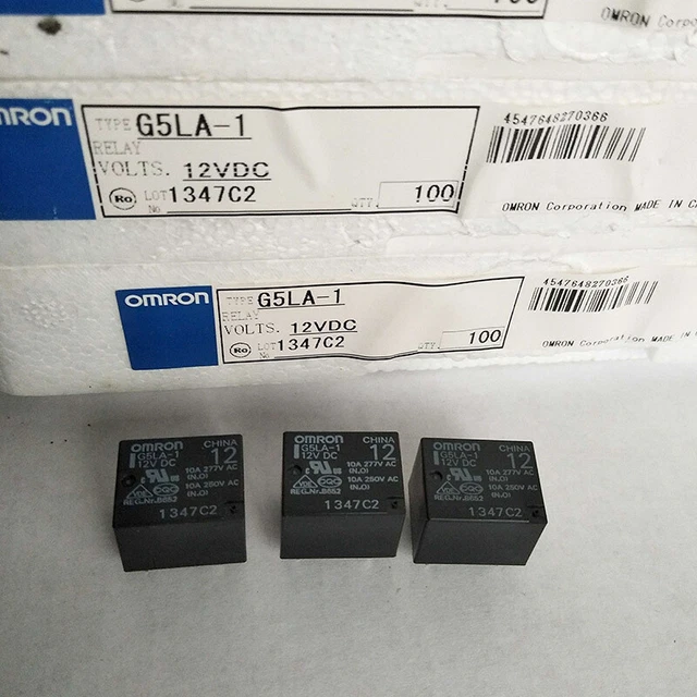 OMRON G5LA-1-12VDC G5LA-14-12VDC Power Relay 5Pins 10A 277VAC OMRON G5LA-1-12VDC G5LA-14-12VDC Power Relay 5Pins 10A 277VAC