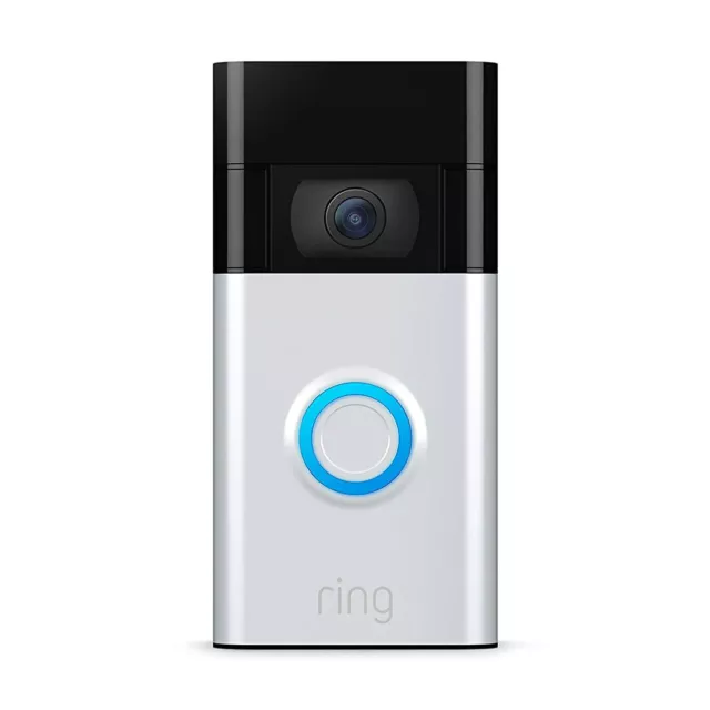 Ring Video Doorbell 1080p HD Video - Satin Nickel