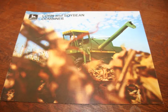 John Deere Corn and Soybean Combines Brochure 1969 3300 4400 6600 7700