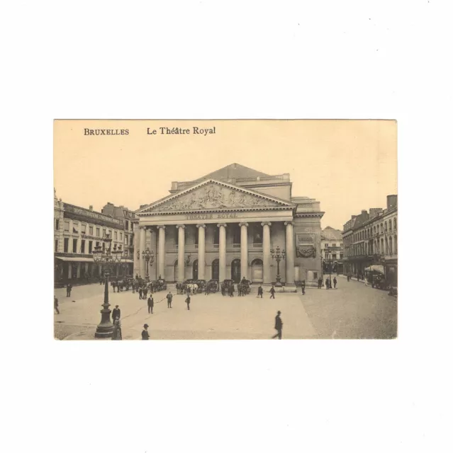 AK Ansichtskarte Bruxelles Brüssel / Le Theatre Royal - 1917