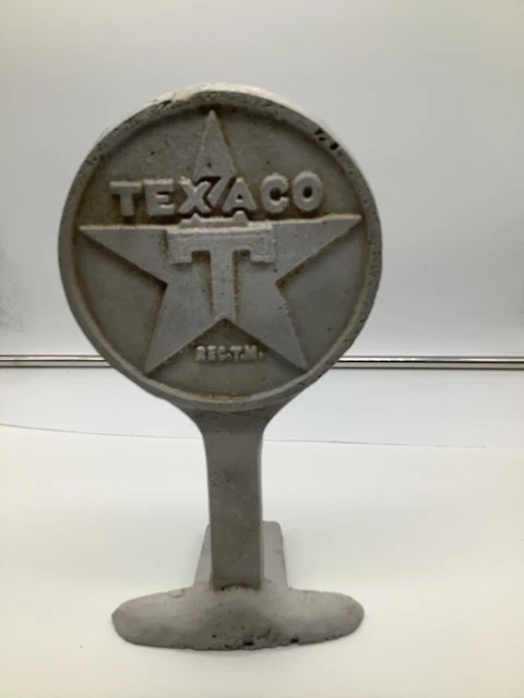 Aluminum Texaco Door Stop With Star