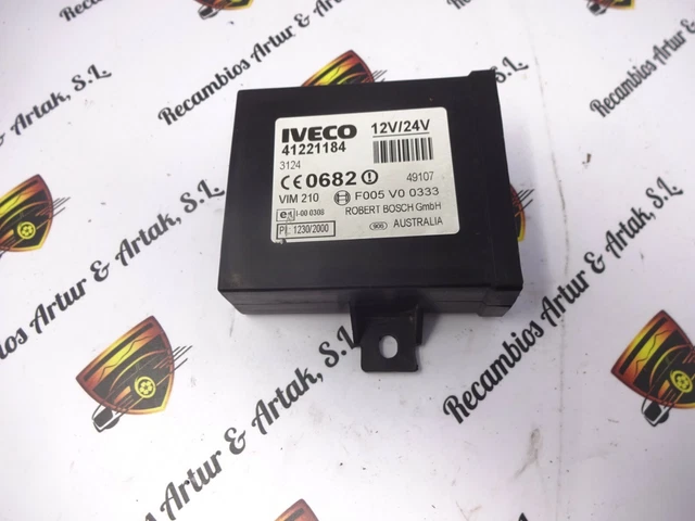 MÓDULO DE CONTROL de la carrocería IVECO DAILY 41221184 F005V00333 F005 ...