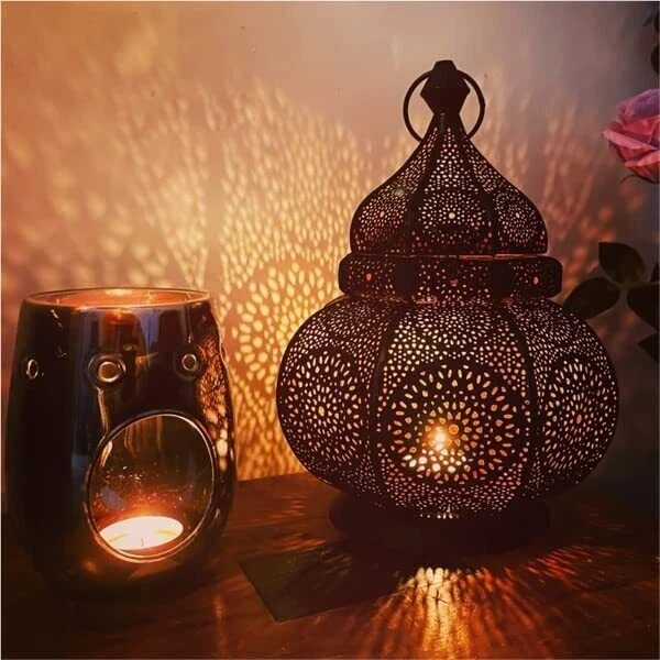 Lampada turca marocchina Portacandele vintage Portacandele da esterno...