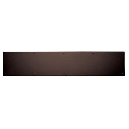 TRIMCO 10X34.613 Kick Plate Dark Bronze Powder Coat 10"x34"