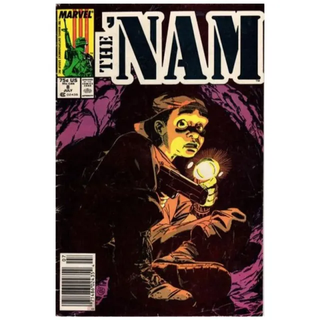 Nam (1986 series) #8 Newsstand in Very Fine condition. Marvel comics [h