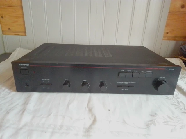 Amplificateur intégré Vintage NIKKO NA-590 argenté