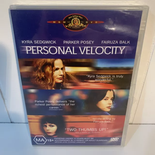 Personal Velocity Dvd Film Movie Region 4 New Sealed Kyra Sedgwick Romance