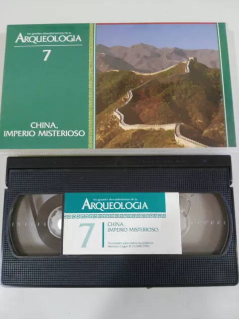 China Imperio Misterioso Vhs Tape Los Grandes Descubrimientos De La Arqueologia