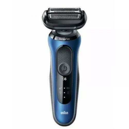 Braun Series 6 60-B7200cc Rasoir Electrique Rechargeable pour Homme - Bleu/Noir