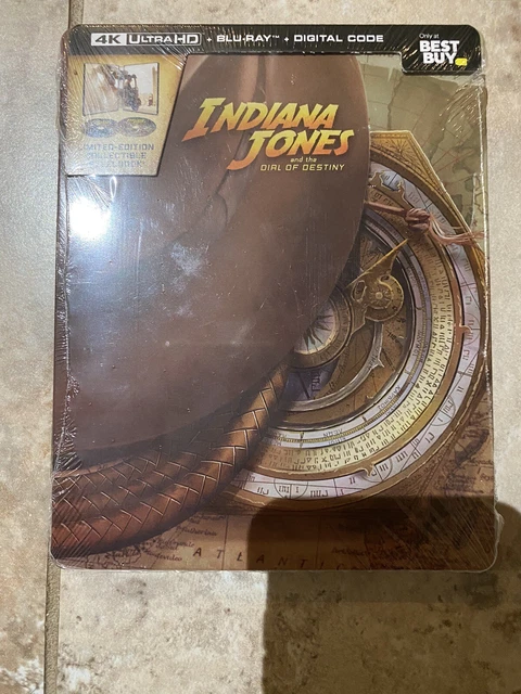 INDIANA JONES AND the Dial of Destiny 4K SteelBook (4K UHD + Blu-ray