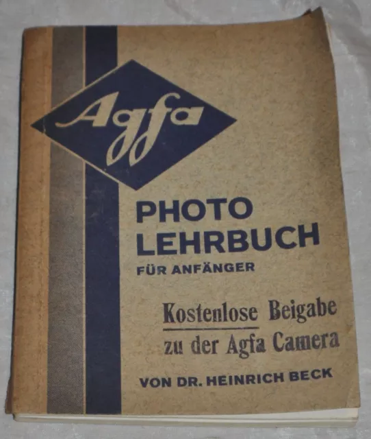 RARE 1928 Agfa  Lehrbuch Fur Anfanger KOstenlose beigabe zu der Agfa Camera