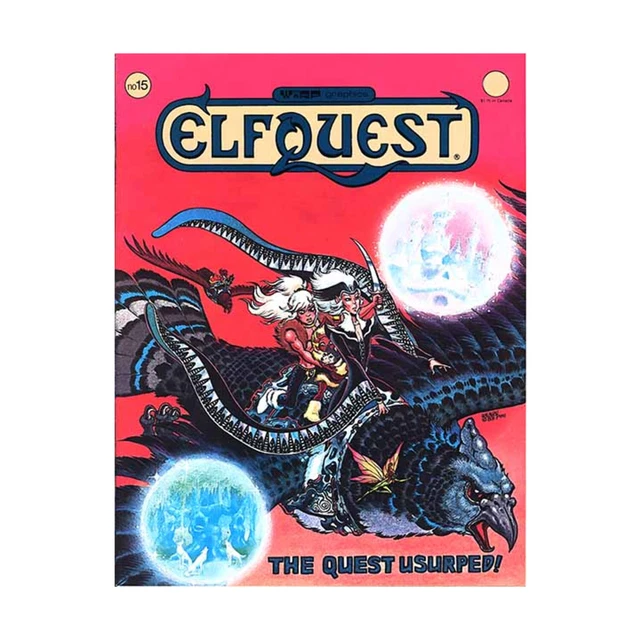 WARP GRAPHICS ELFQUEST Magazine #15 "The Quest Usurped" Mag EX £3.52 ...