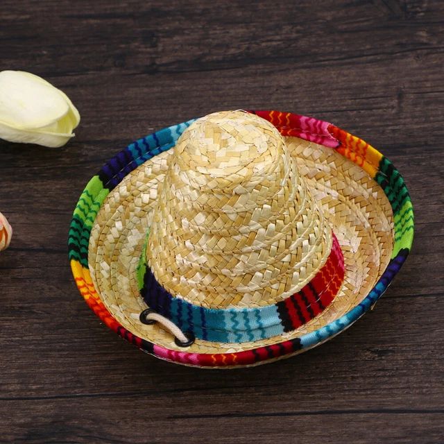 Vêtements De Chihuahua Chien Drôles Chapeau Paille Fête Enfant Bébé