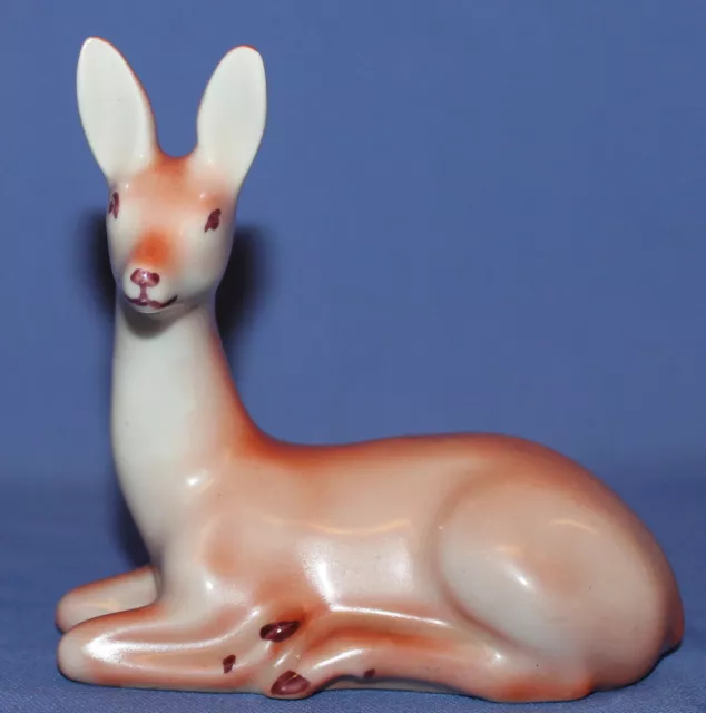 Vintage Hand Made Porcelain Roe Fawn Figurine