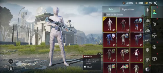 pubg mobile account mumye vampir M416