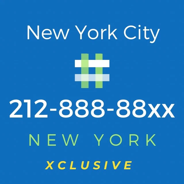 212 Area Code Phone Number - Rare Vanity Number [888-88xx]