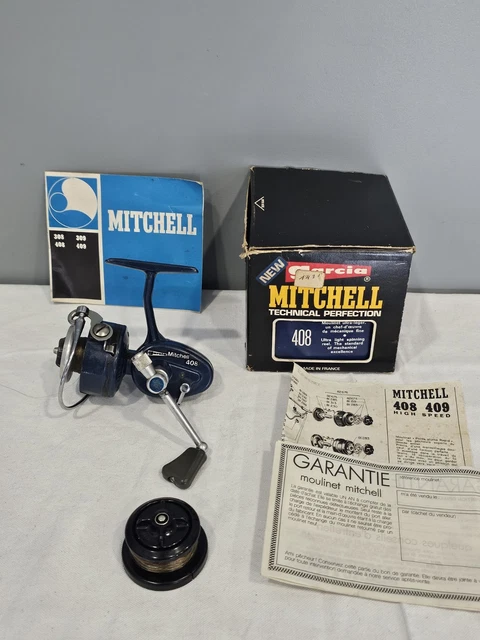 Lot 3 autocollants sticker pêche moulinet MITCHELL canne