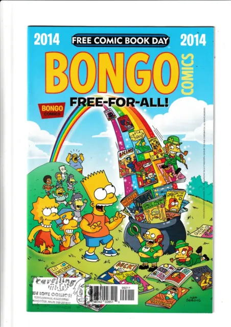 Bongo Comics 2014 FCBD Free Comic Book Day Bart Simpson The Simpsons