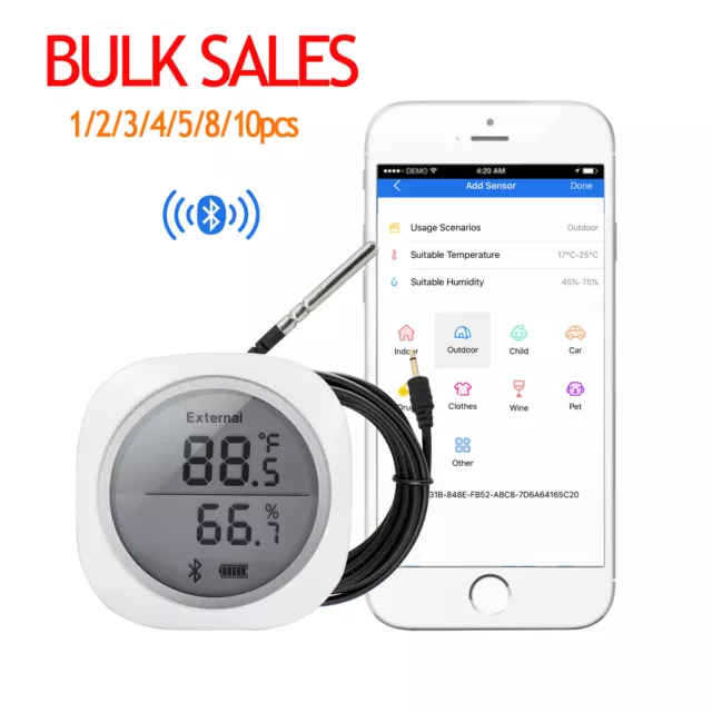 INKBIRD Bluetooth Temp Humidity Sensor Digital Data Logger Recorders Thermometer