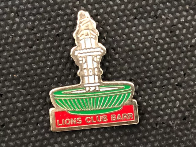 Pin Pins Enamel Lions Club Barr Fontaine