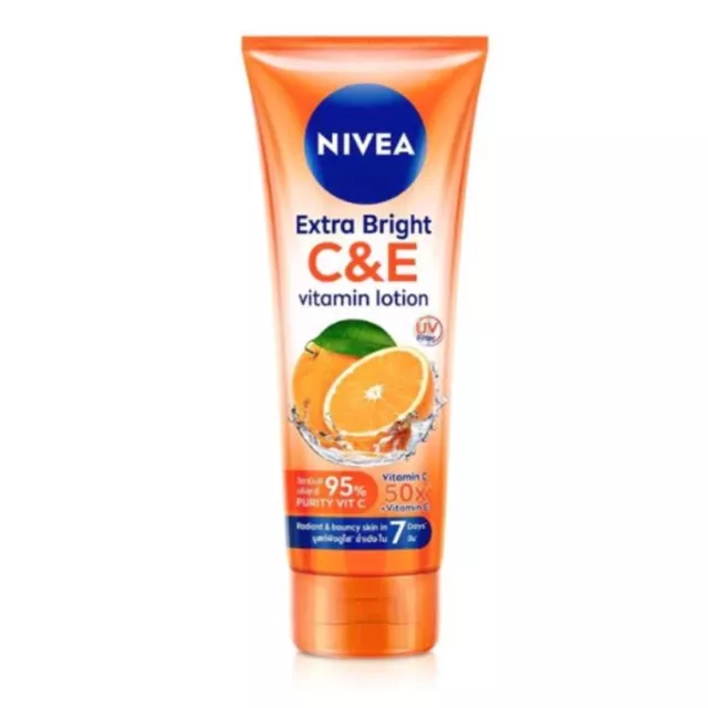 Nivea Vitamin C & E Lotion Extra White Body Hand Whitening Skin Care 30 70 180ml