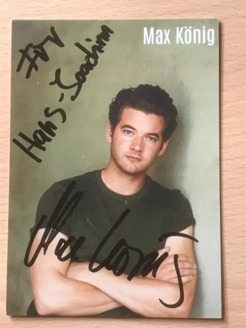 Max König Autogrammkarte orig signiert Schauspieler Comedy #6370