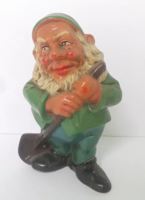 Vintage/Antique German Terracotta Garden Gnome Figure