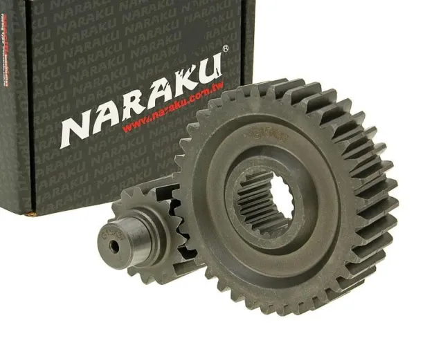 Getriebe Sekundär Naraku Racing 15/37 +20% für Gy6 125 150ccm 152 157 Qmi