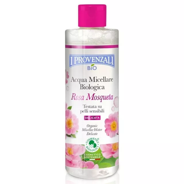 I Provenzali Visage Rosa Huile de Rose Musquée 400 Ml. Eau Micellaire