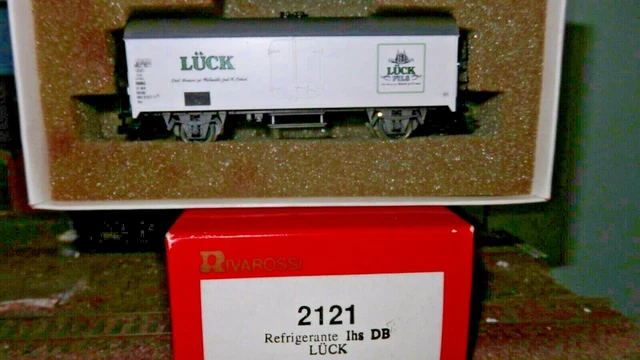 Wagon Frigorifique Rivarossi 2121 – DB Transport Bière Luck, échelle HO, Occasion