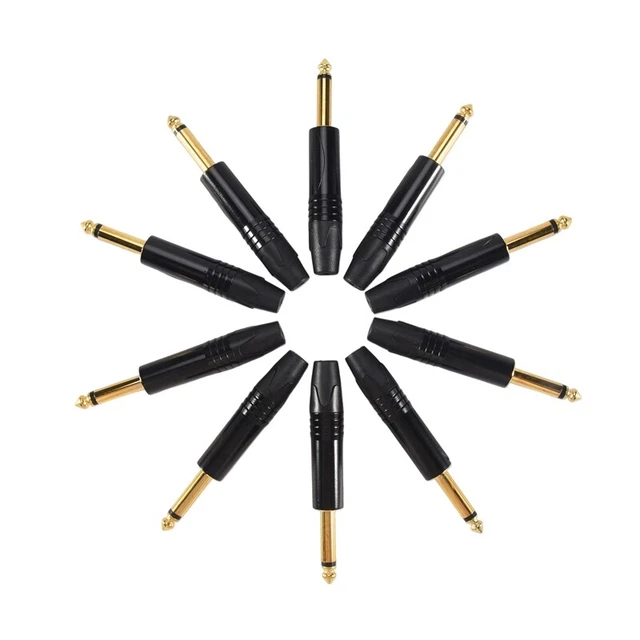 2Xessional 2 Pole 6.35 Mm 6.5Mm Stereo Jack Plug 6.35Mm E4O5)