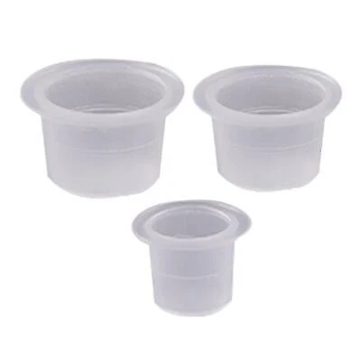 1000 piezas de tazas de tinta desechables para tatuajes para máquina de tatuajes - calidad premium
