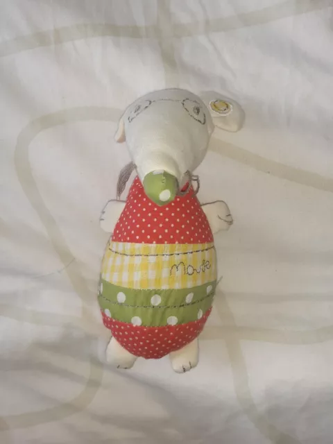 Elfie Mop Mouse Soft Plush Toy Mamas And Papas Baby Rattle Comforter Doudou Game