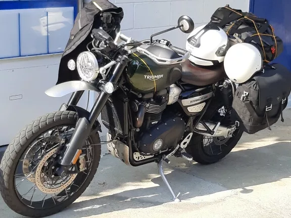 triumph scrambler 1200XC x inutilizzo