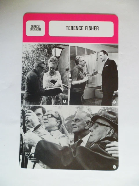 Carte Fiche Cinema  Terence Fisher
