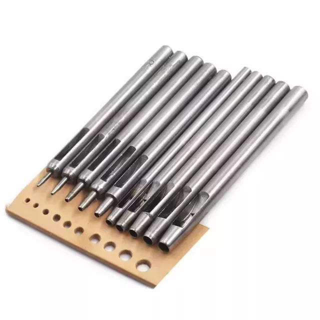 Steel Belt Hole Punch Tool Hollow Drill Bit Design for Easy Leatherworking