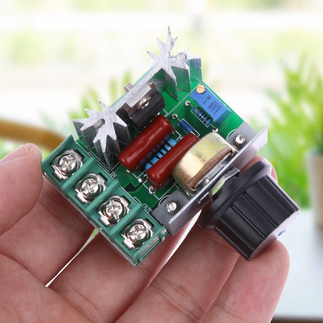 2000W SCR Electronic Voltage Regulator Speed Controller Dimmer Thermostat