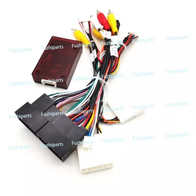 For Hyundai for KIA with SPDIF AMP Car Radio Stereo GPS Power Harness Wire Cable
