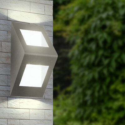 EGLO LED Lumière Extérieure Façades Maison Mur Aluminium Lampe Terrain Bas Luminaire 