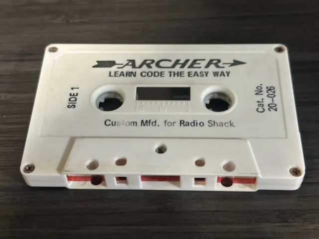 Archer Radio Shack Learn Code the Easy Way morse code cassette tape