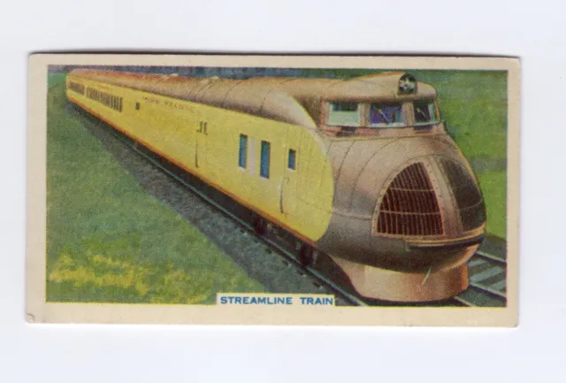 Mechanization card 1936 #17 Streamline Train Chicago Union Pacific Railways