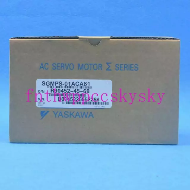 1PCS Yaskawa AC servo motor SGMPS-01ACA61 New