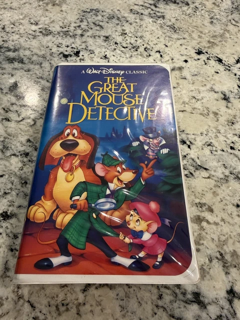 Cdetective VINTAGE THE GREAT Mouse Detective VHS 1992 Walt Disney Black Diamond ...