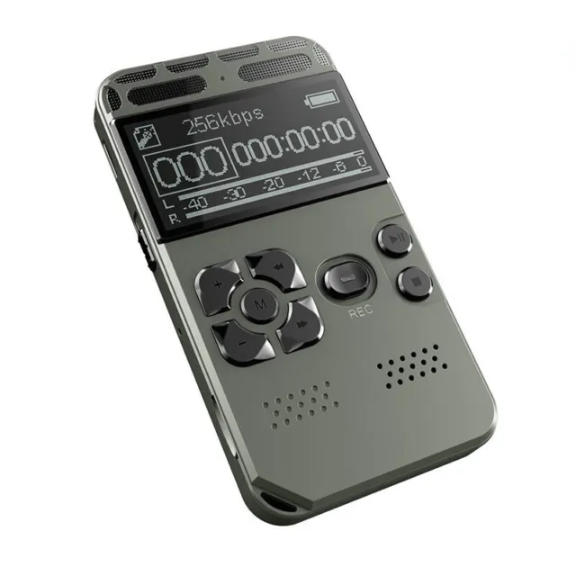 Digital Aufnahmegerät Diktiergerät Audio Sound Recorder LCD Mini Sprachrekorder