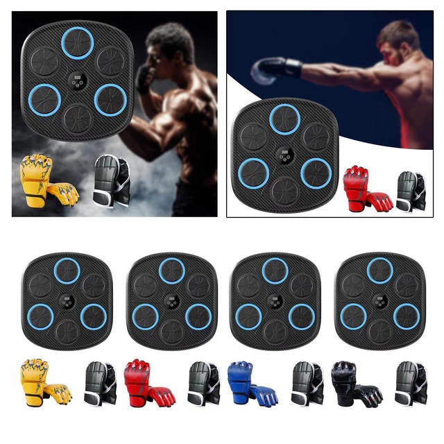 Machine De Boxe Musicale Bluetooth Avec Gants - Cible Murale électronique, Entraînement Interactif