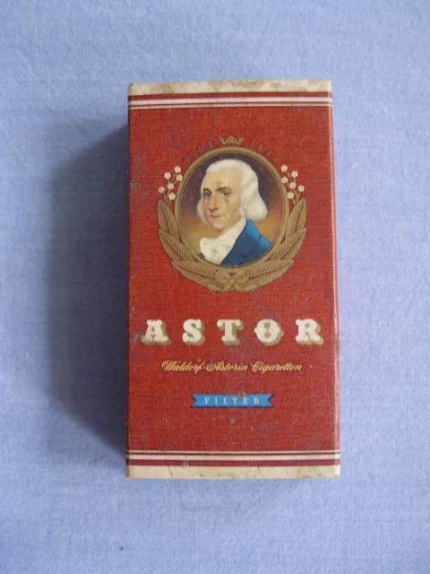 Astor Zigarettenschachtel Waldorf Astoria Cigaretten Astor Filter Original