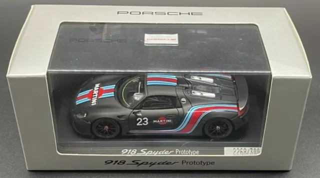 Minichamps 1/43 Porsche 918 Spyder Prototype Martini Racing #23 LE 3000 Pcs 3